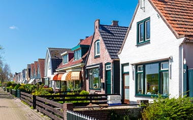 Oudeschild village, Netherlands